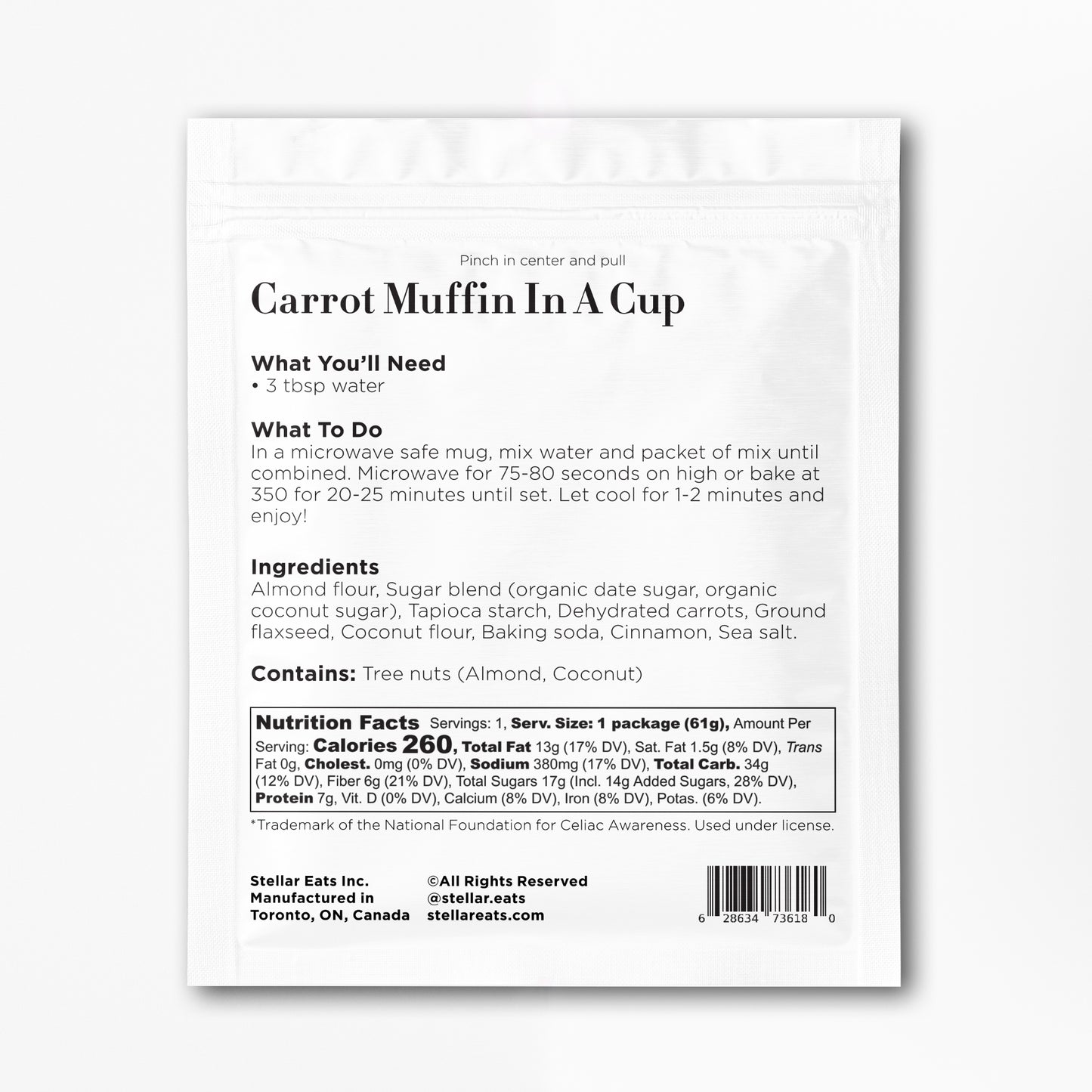 Carrot Muffin In A Cup (8 pack)