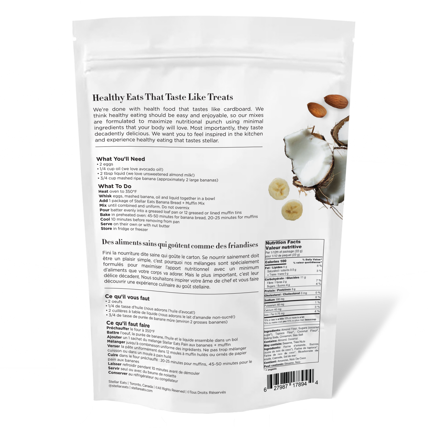 Banana Bread + Muffin Mix