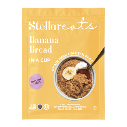 Instant Treat: Banana Bread In A Cup (8 pack)