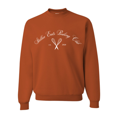 Stellar Eats Baking Club Crewneck - Burnt Orange