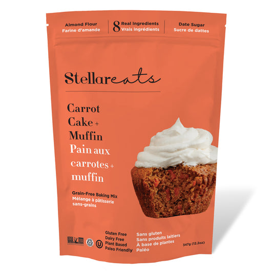 Grain Free Carrot Cake + Muffin Mix