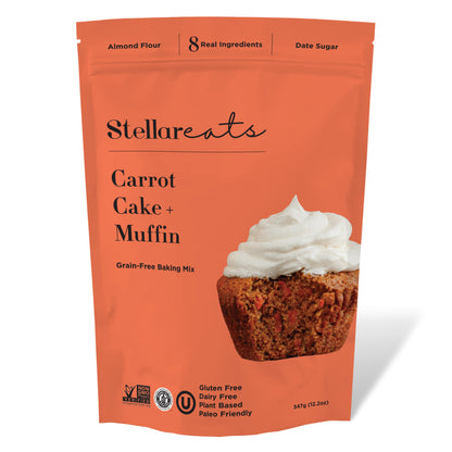 Grain Free Carrot Cake + Muffin Mix