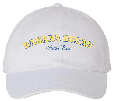 Stellar Eats Banana Bread Hat - White