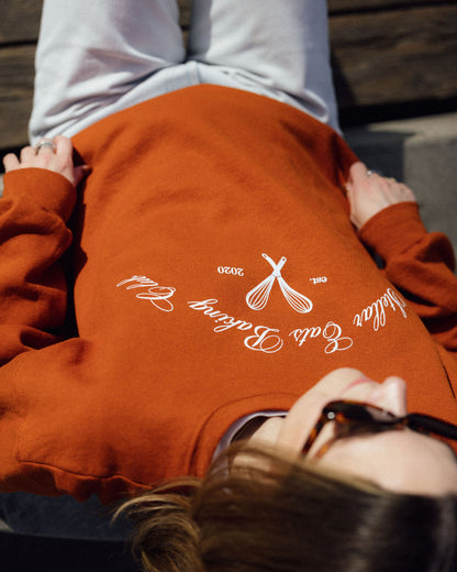 Stellar Eats Baking Club Crewneck - Burnt Orange