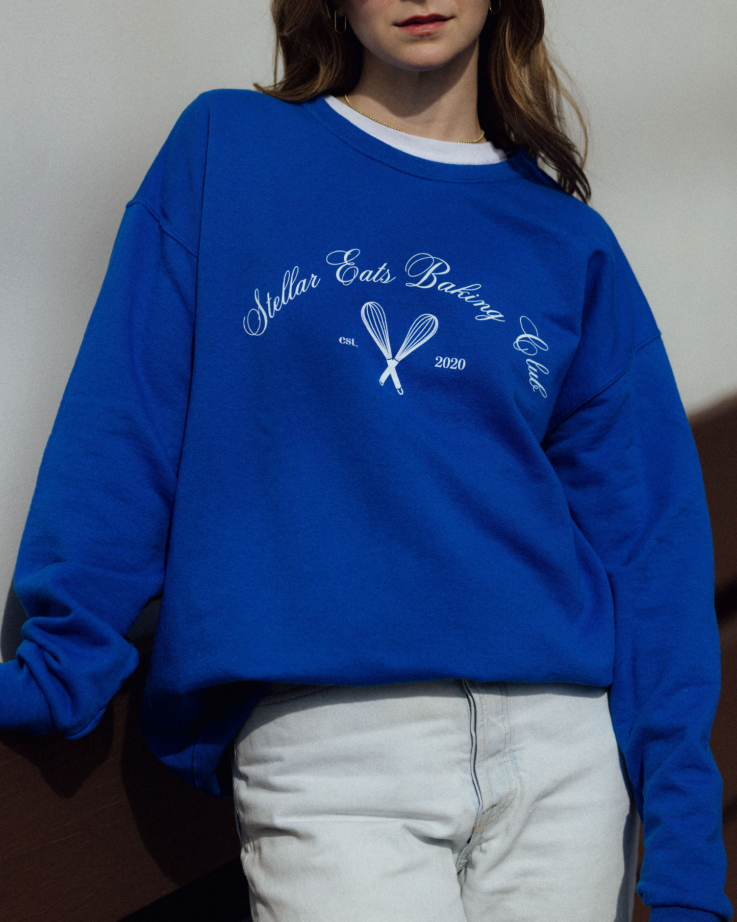 Stellar Eats Baking Club Crewneck - Royal Blue