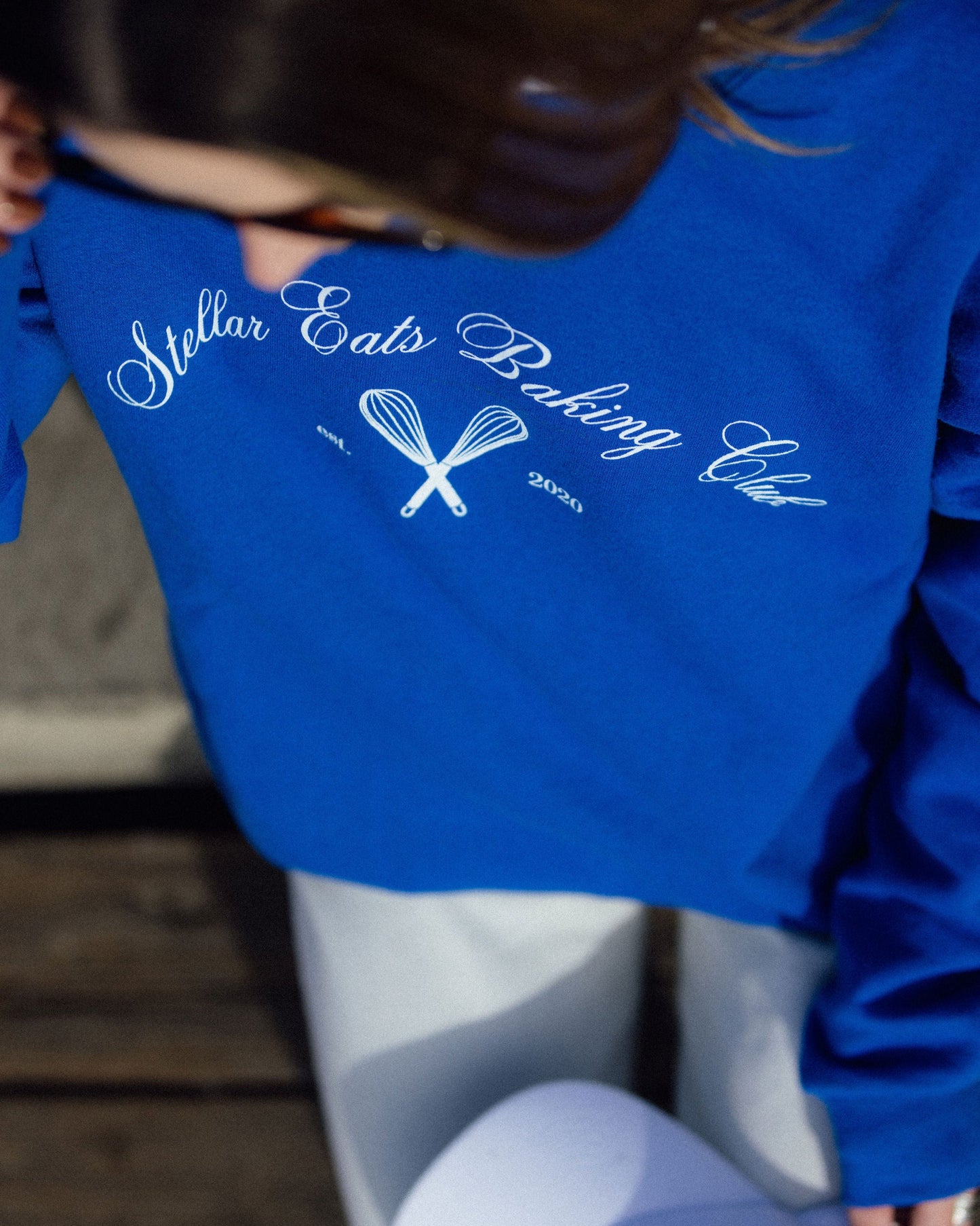 Stellar Eats Baking Club Crewneck - Royal Blue