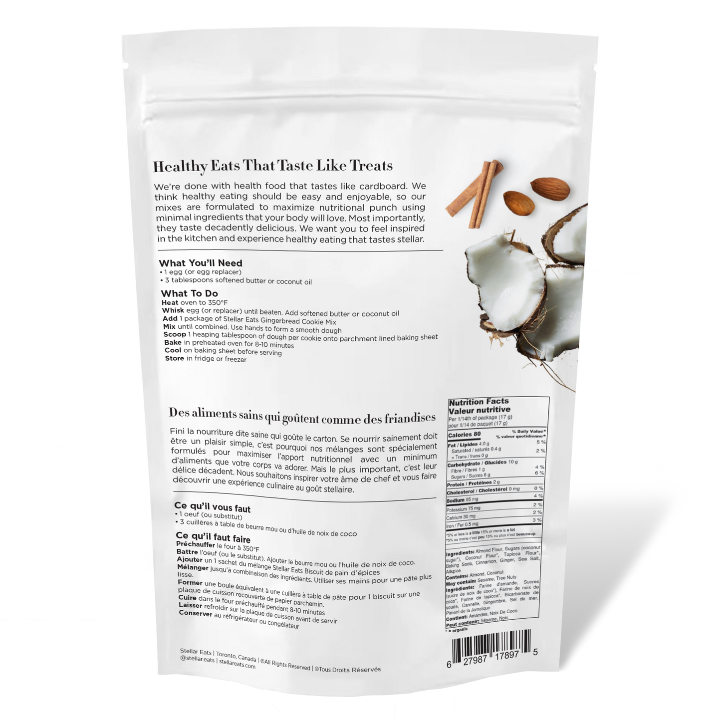 Grain Free Gingerbread Cookie Mix